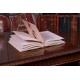 Paideia Odyssey ( cover on handmade paper + leather – bound in boards, interior ivory paper, bound by hand) Imprimate pe hart...