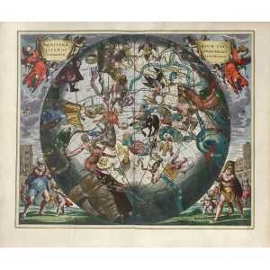 Cadouri Alese Hărți celeste imprimate pe hârtie manuală-Planisphaerium Ptolemaicum - A3 Cadouri culturale 79,00 lei