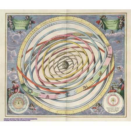 Cadouri Alese Hărți celeste imprimate pe hârtie manuală-Planisphaerium Ptolemaicum - A3 Cadouri culturale 79,00 lei